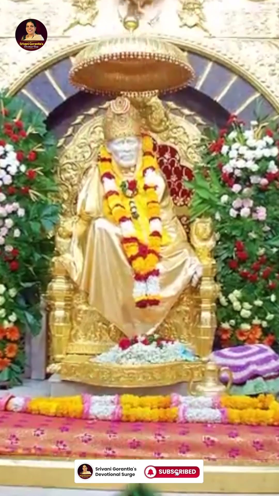 Sri Shirdi Sai Satcharitra | Latest Sai Baba Songs | Devotional Songs | #Ytshorts | Srivani Gorantla